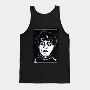 CESARE - The Cabinet of Dr Caligari (Black and White) Tank Top
